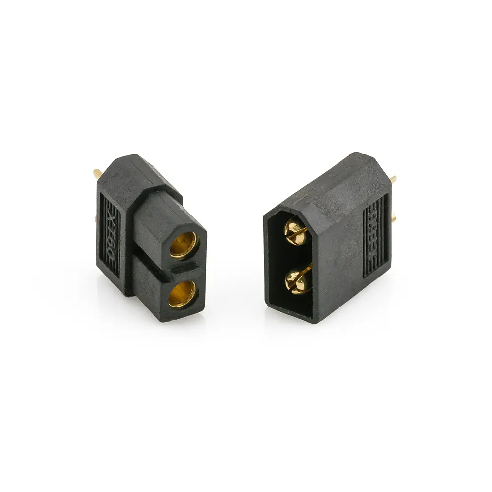 Black XT60 Power Connectors (5 Pair) - Black