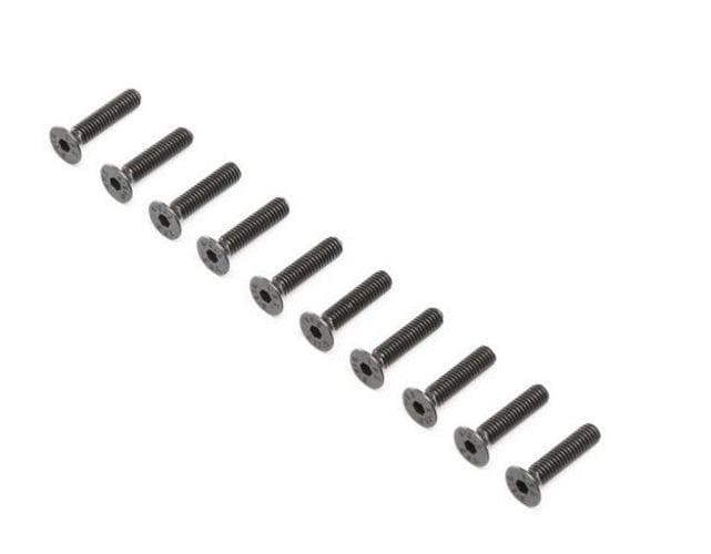 Losi LOS255020 Flat Head Screw Steel Black Oxide M4 x 18mm (10) Super Baja Rey for fpv drones 1