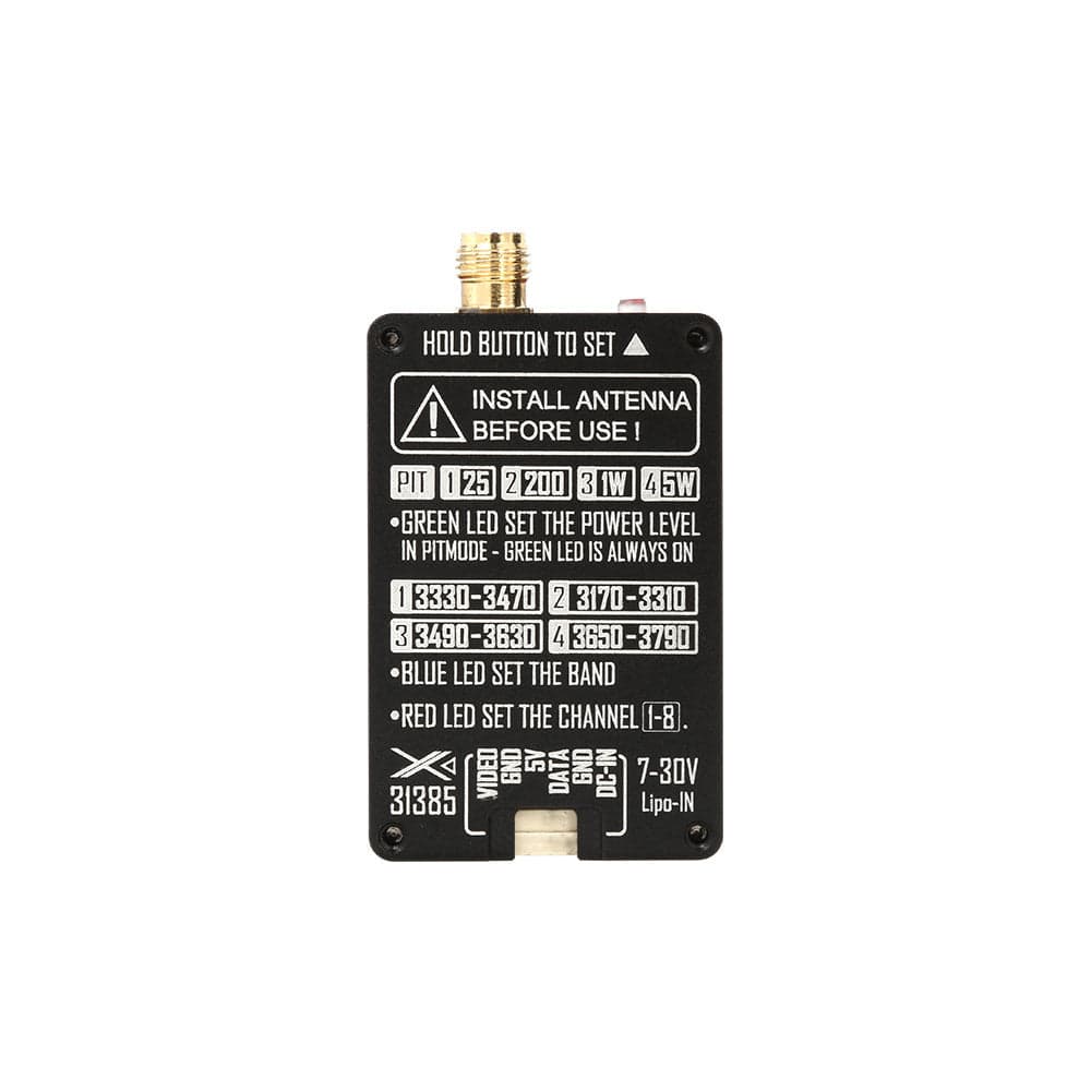 RUSHFPV 3.1G - 3.8G 5W Ultra-wideband Receiver Antenna Kit for FPV, Fixed-wing and RC Models for fpv drones 5