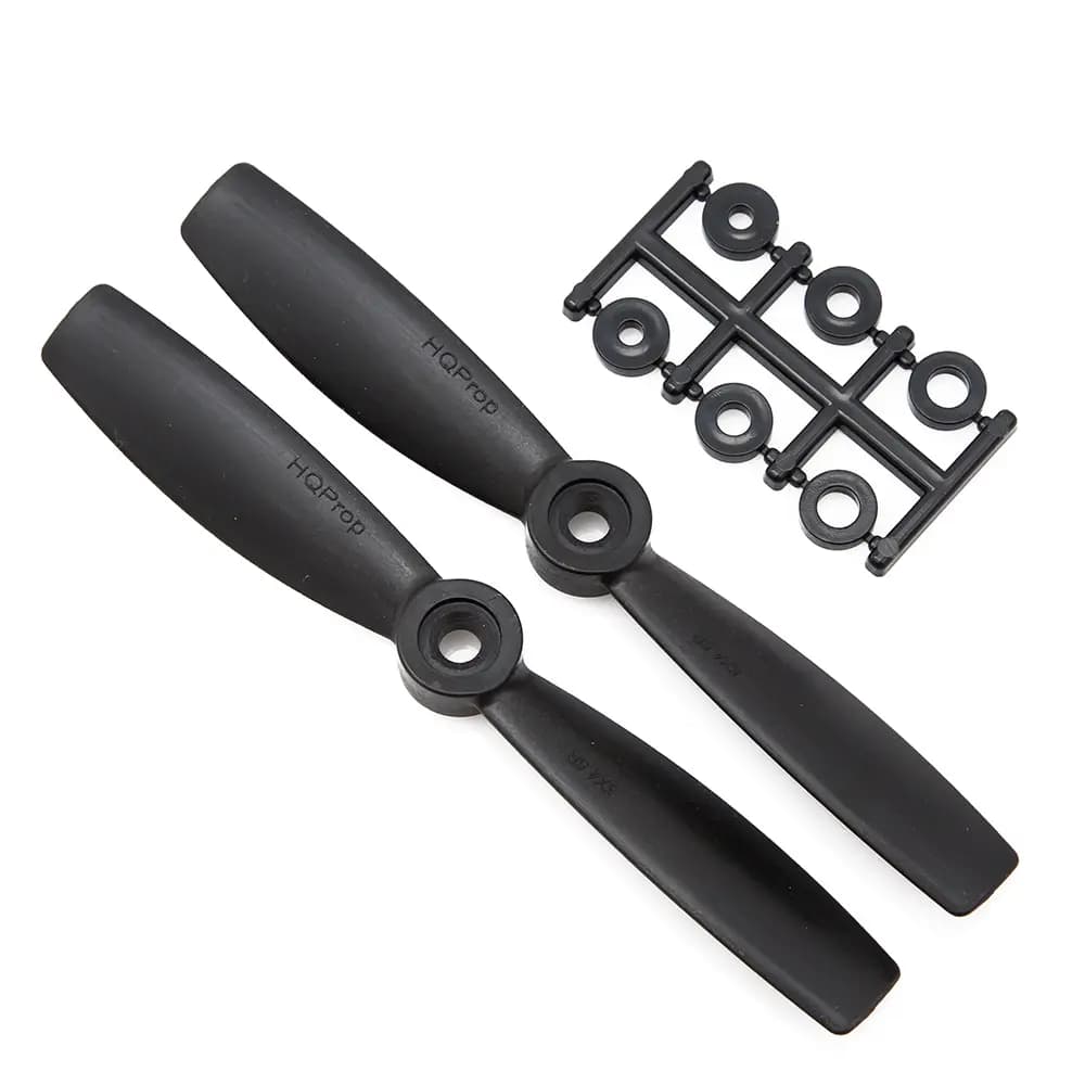 HQProp 5x4.5RB CW Bullnose Propeller - 2 Blade (2 pack Black) - 5" - Black for fpv drones 1