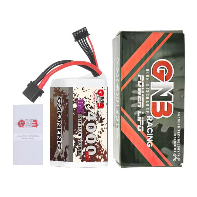 GNB Liion 4000mAh 4S1P 10C battery for drones for fpv drones 2