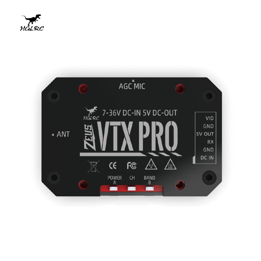 HGLRC Zeus VTX PRO 1.6W For FPV Racing Drone for fpv drones 7
