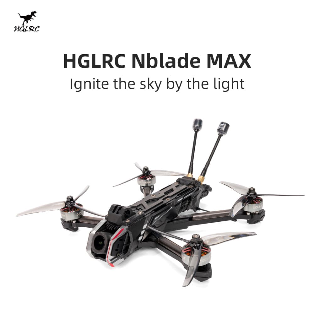 HGLRC Nblade MAX 5-inch DJI O4Pro drone For Freestyle cinematic FPV Drone