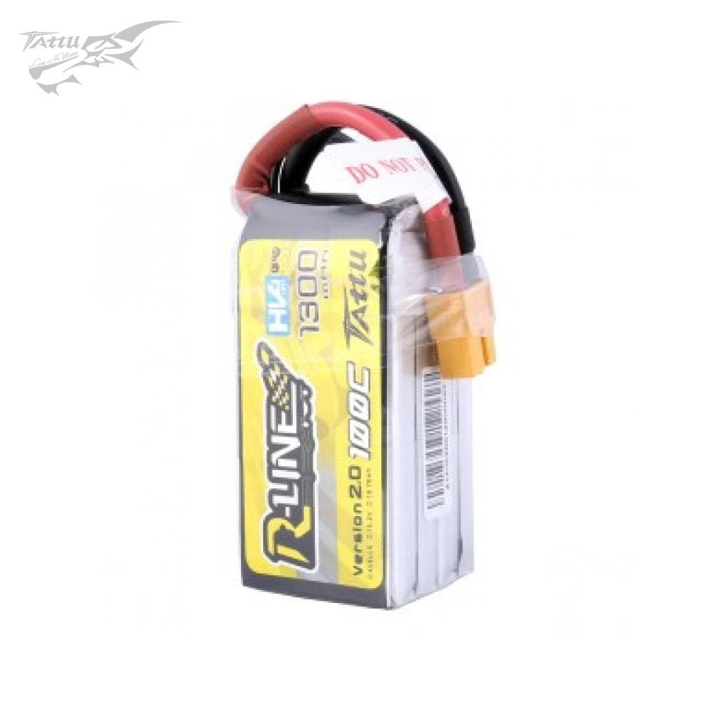 Tattu R-Line 1300mAh 15.2V 100C 4S High Voltage LiPo Accu for fpv drones