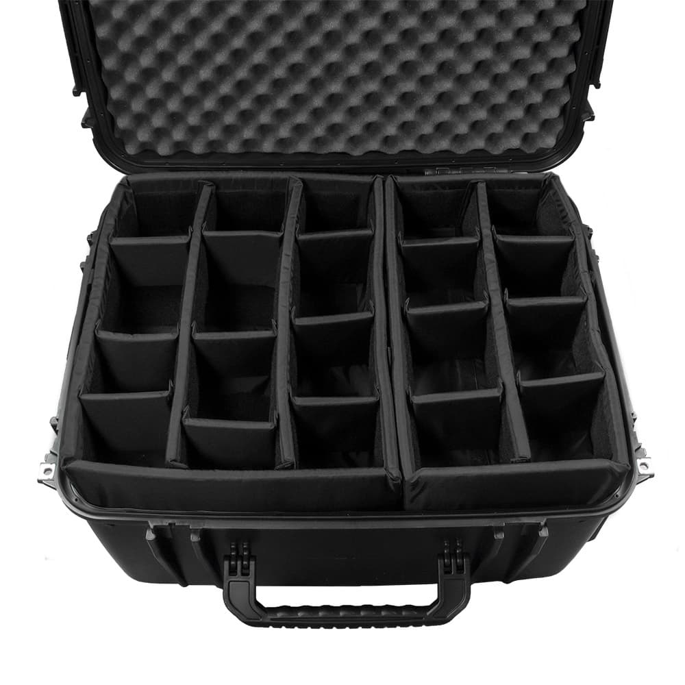 SE1220D Hard Case + Divider + Metal Latches for Lumenier QAV-PRO Lifter 9" Drone - 23 - Black for fpv drones 4