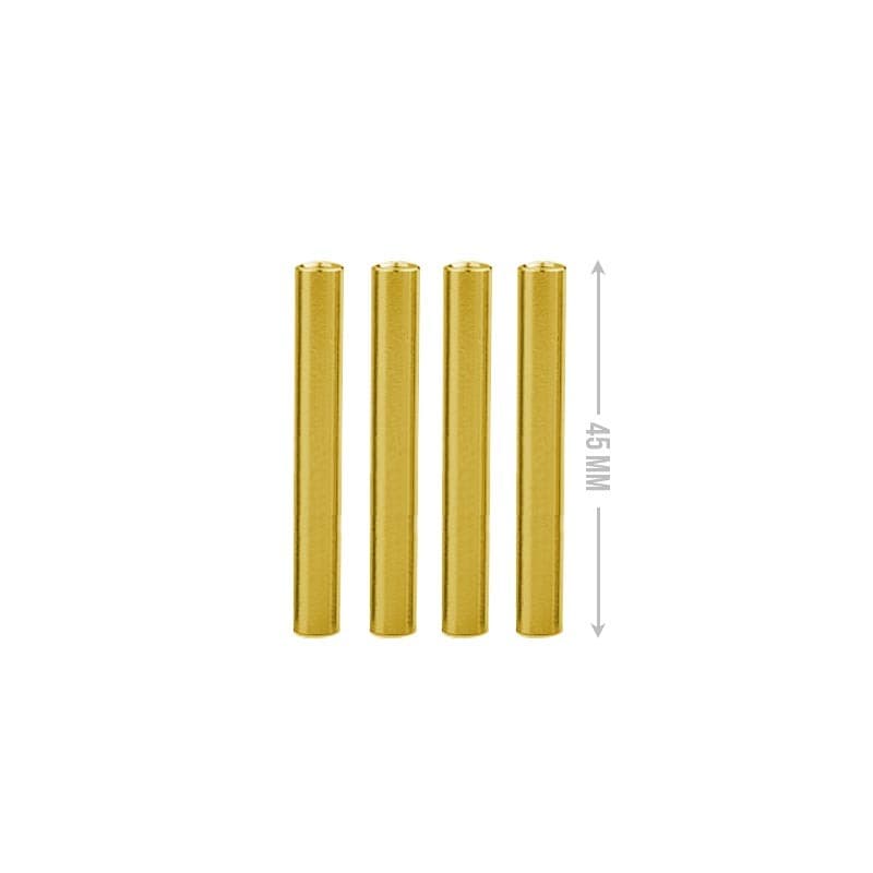 M3 Aluminium Standoffs (4 stuks) - ROND - 45mm - GOUD for fpv drones 1