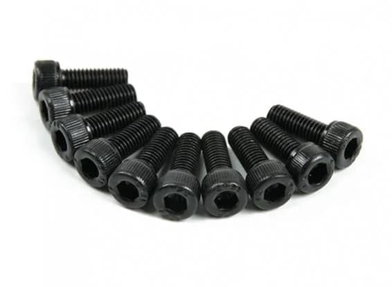 10x M3 Cap Head Hex Screw Black (M3 x6, M3 x8, M3 x10, M3 x12) for fpv drones