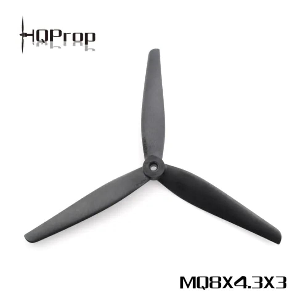 HQ MacroQuad Prop 8x4.3x3 Glass Fiber Nylon (1CW+1CCW) - Black