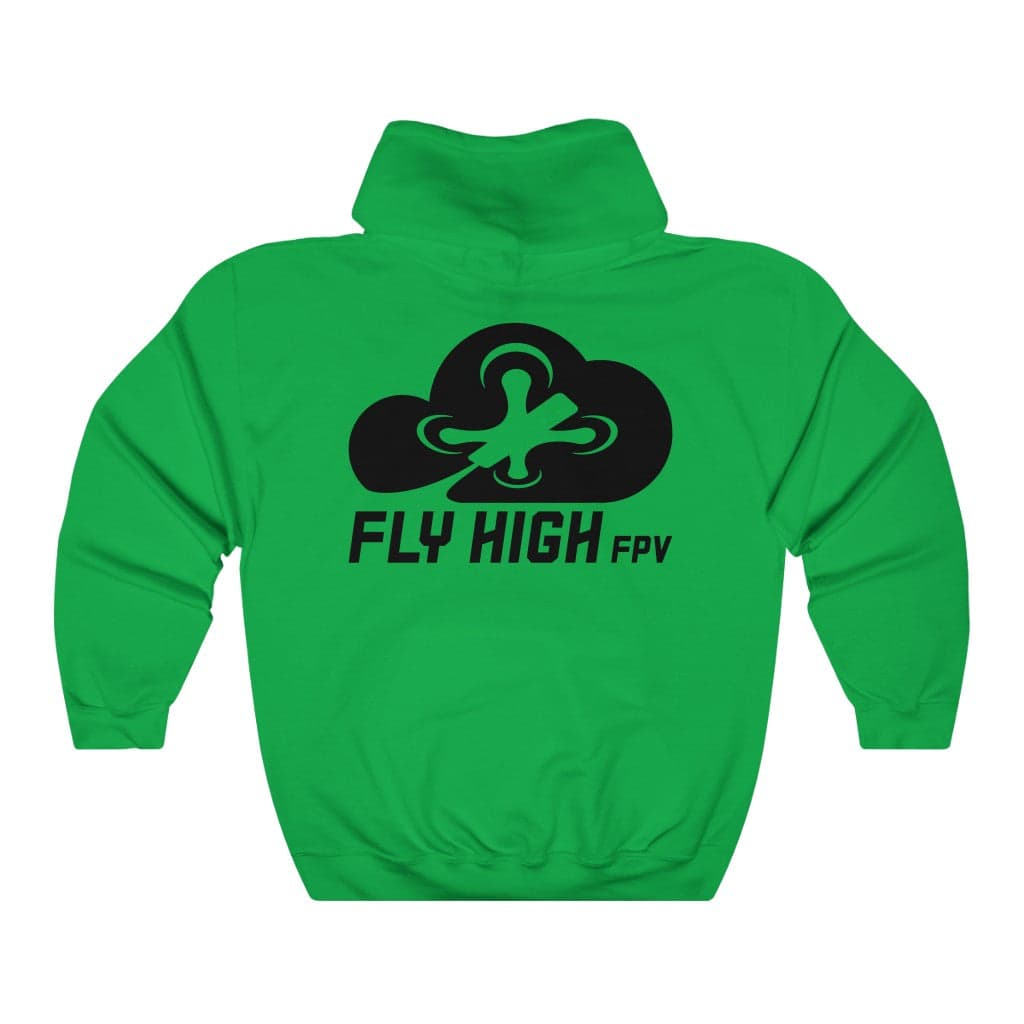 Build Clean Fly Dirty Hoodie (Tango2 approved) - Black Logo for fpv drones 88