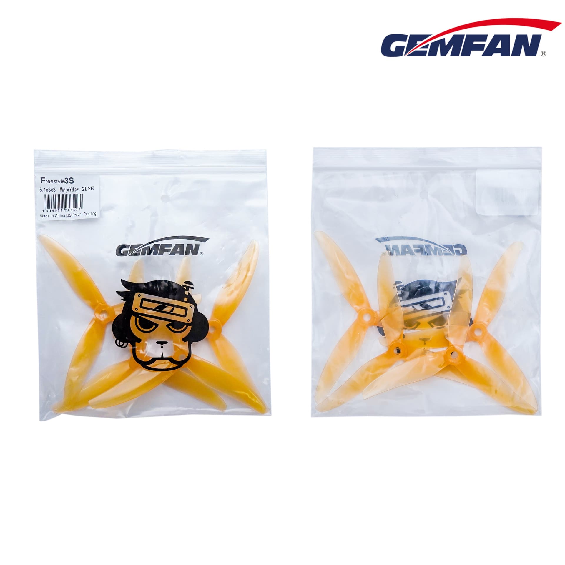 Gemfan Freestyle 3S for fpv drones 2