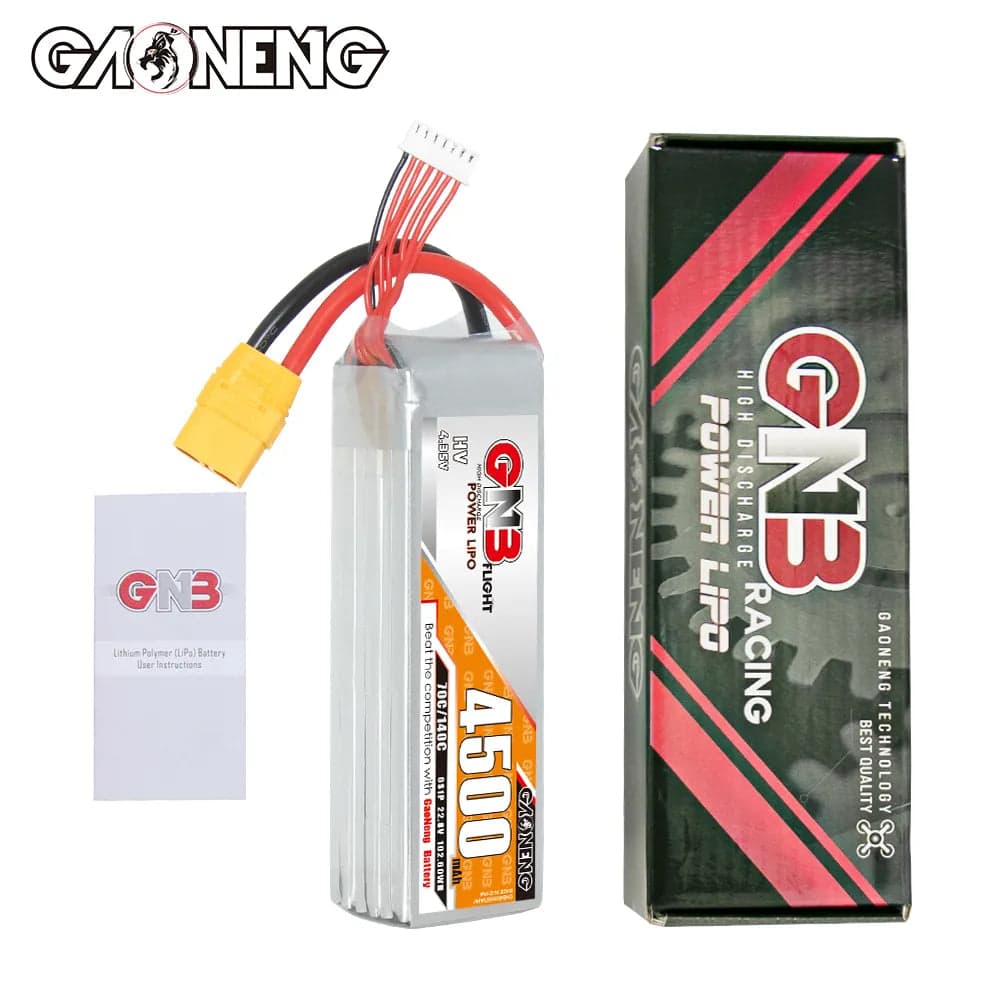 GAONENG GNB LiHV 6S 22.8V 4500mAh 70C LiPo Battery XT90 [DG] for fpv drones 5