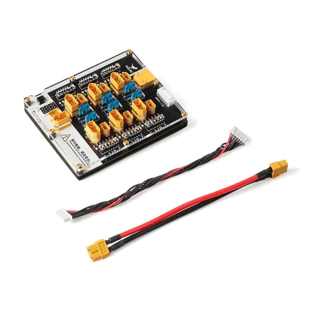 HGLRC Thor Pro 2-6S XT30 / XT60 Parallel Balance Charging Board (6 Port) for fpv drones 4