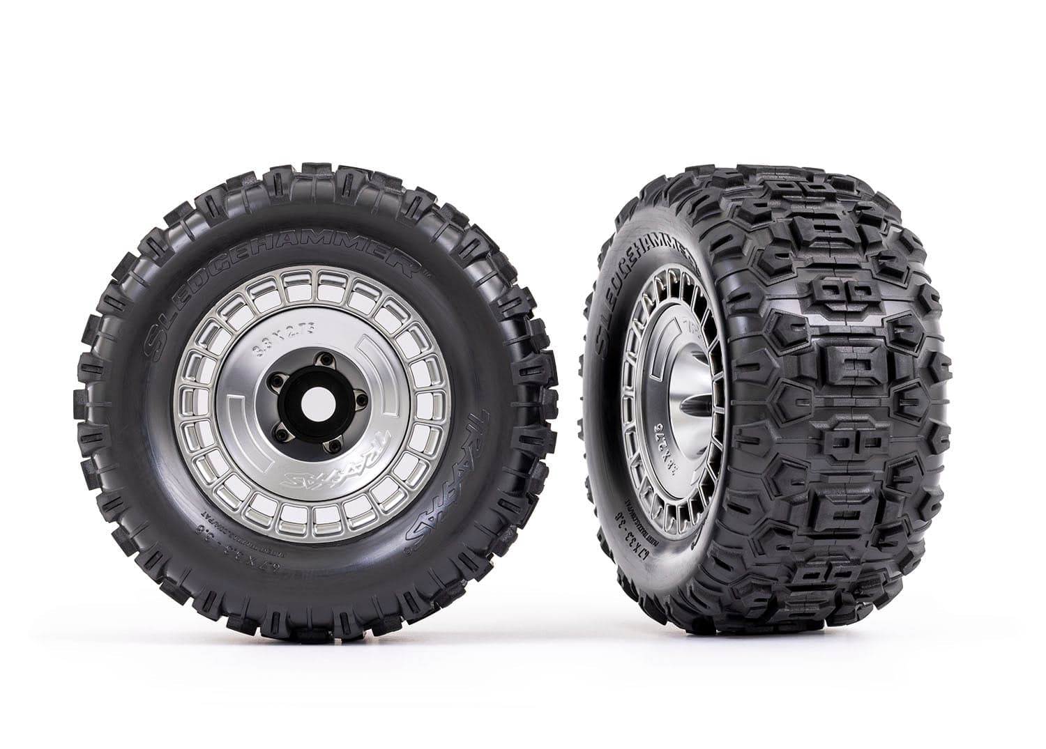 Traxxas 9572X 3.8" Modular Wheels & Sledgehammer Tires (2) for fpv drones