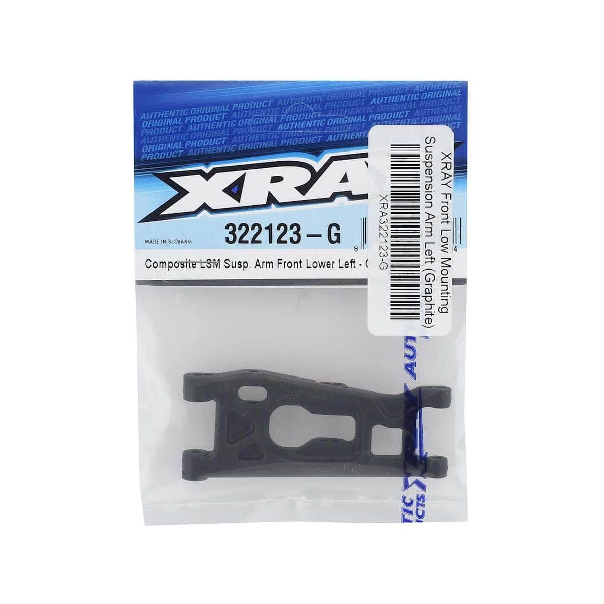 XRA322123-G, XRAY Front Left Low Mounting Suspension Arm (Graphite) for fpv drones 1