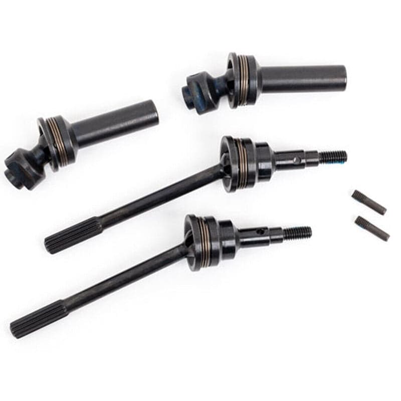 Traxxas 9051R Driveshafts, front, extreme heavy duty with 6mm stub axles for fpv drones