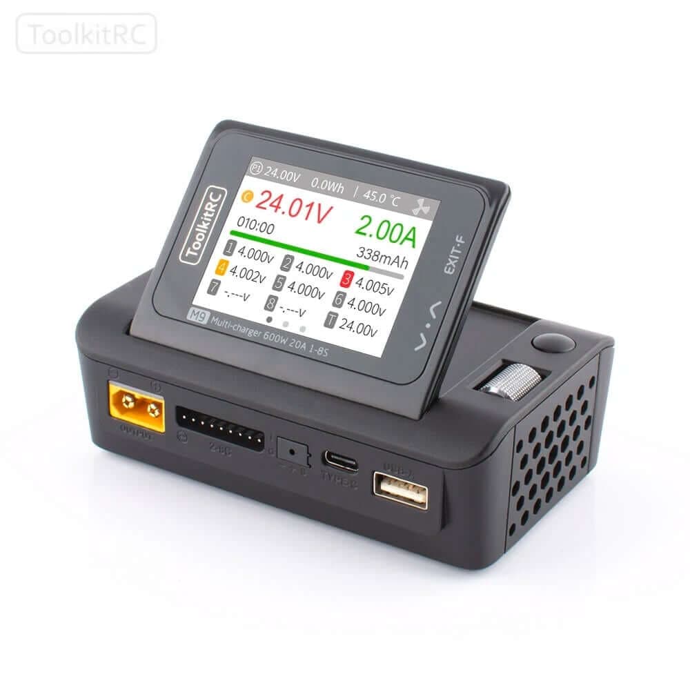 ToolkitRC M9 1-8S LiPo Acculader for fpv drones 6