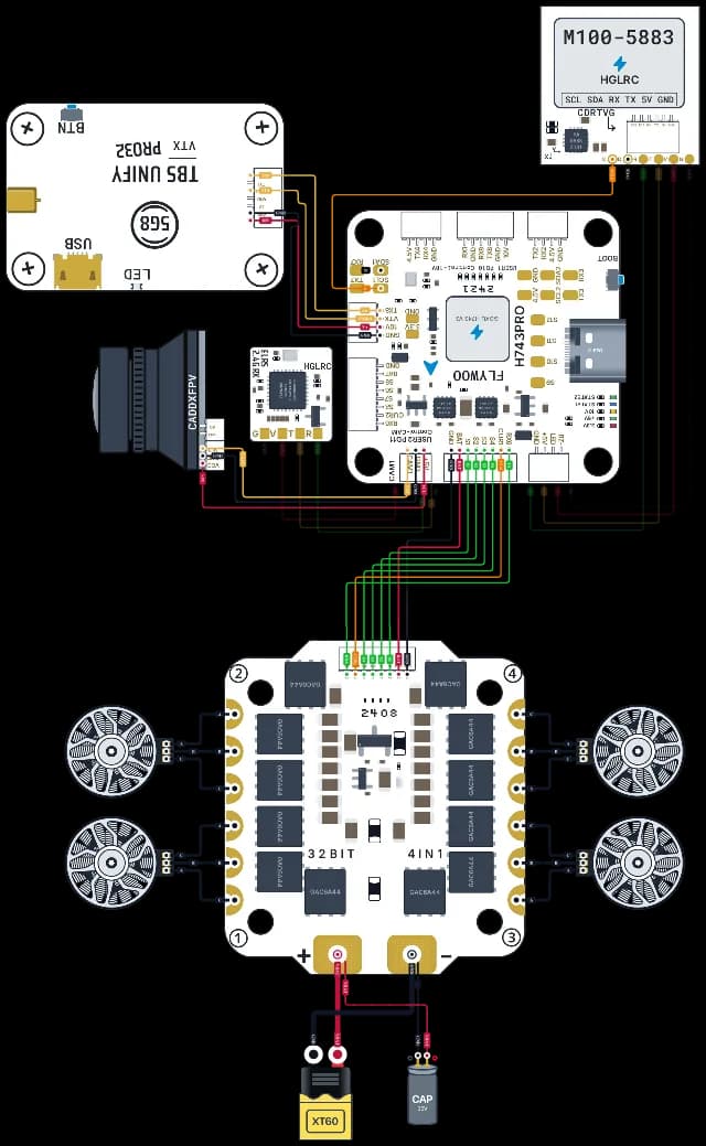 Schaltplan für „John's 5" Build“