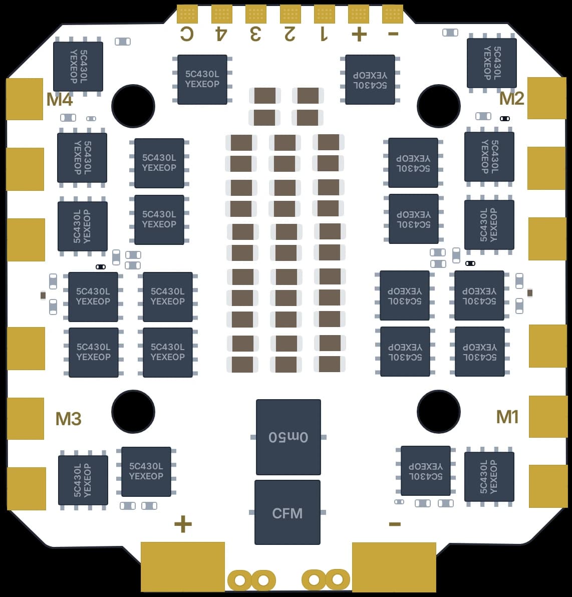 DakeFPV 80A 8S BLS ESC controller for drones