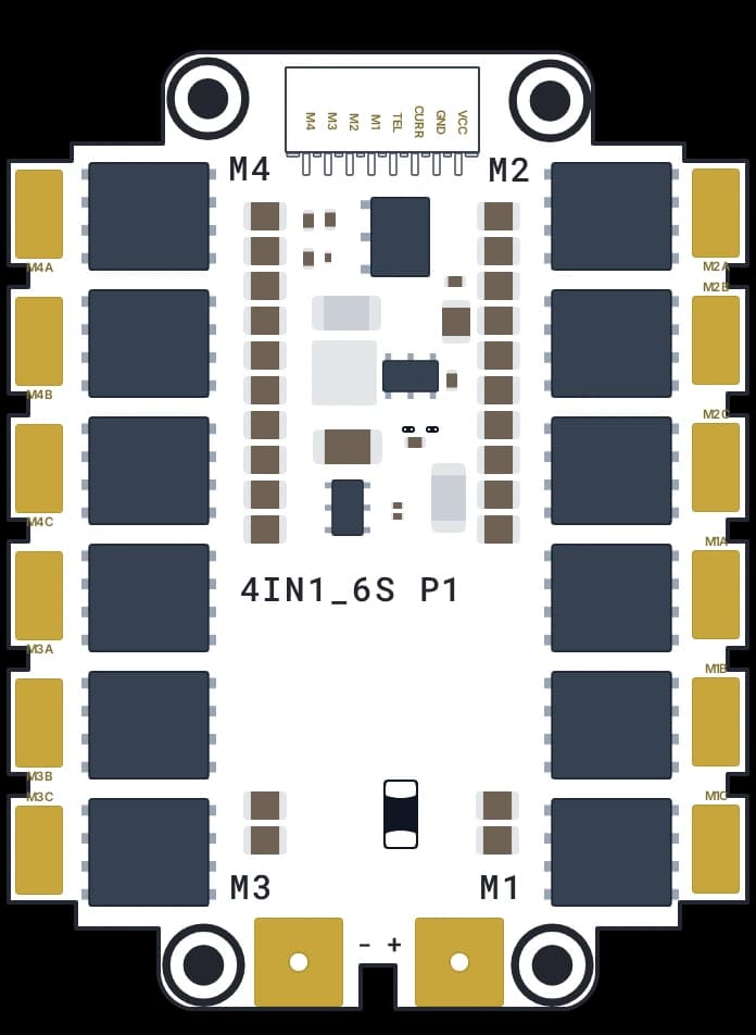 TBS Lucid 3-6S AM32 60A 4in1 ESC