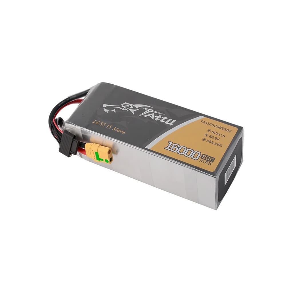 Tattu G-Tech 16000mAh 6S 30C LiPo Battery - XT90-S - 10.875