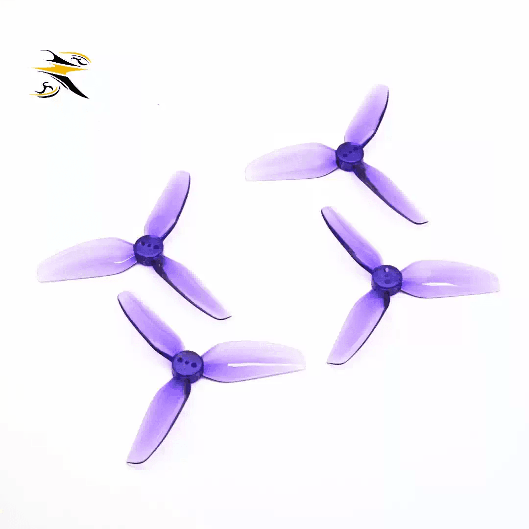 RATEFPV HQProp T3X3X3 3-Inch Tri-Blade FPV Propeller Set | 2CW+2CCW | T-Mount