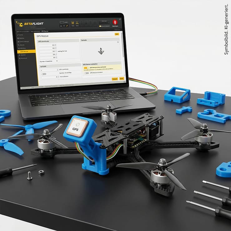GPS Rescue Einrichtung inkl. Einbau